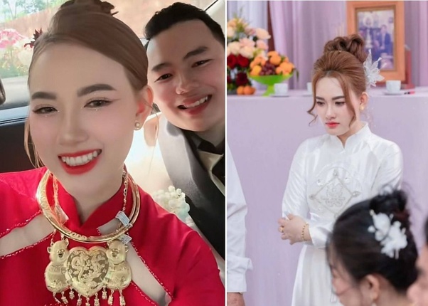 Cô dâu trẻ rên rỉ thèm khát, không kiềm nổi cơn dục vọng dâng trào.